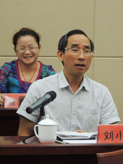 12.盟员刘小茂讲话